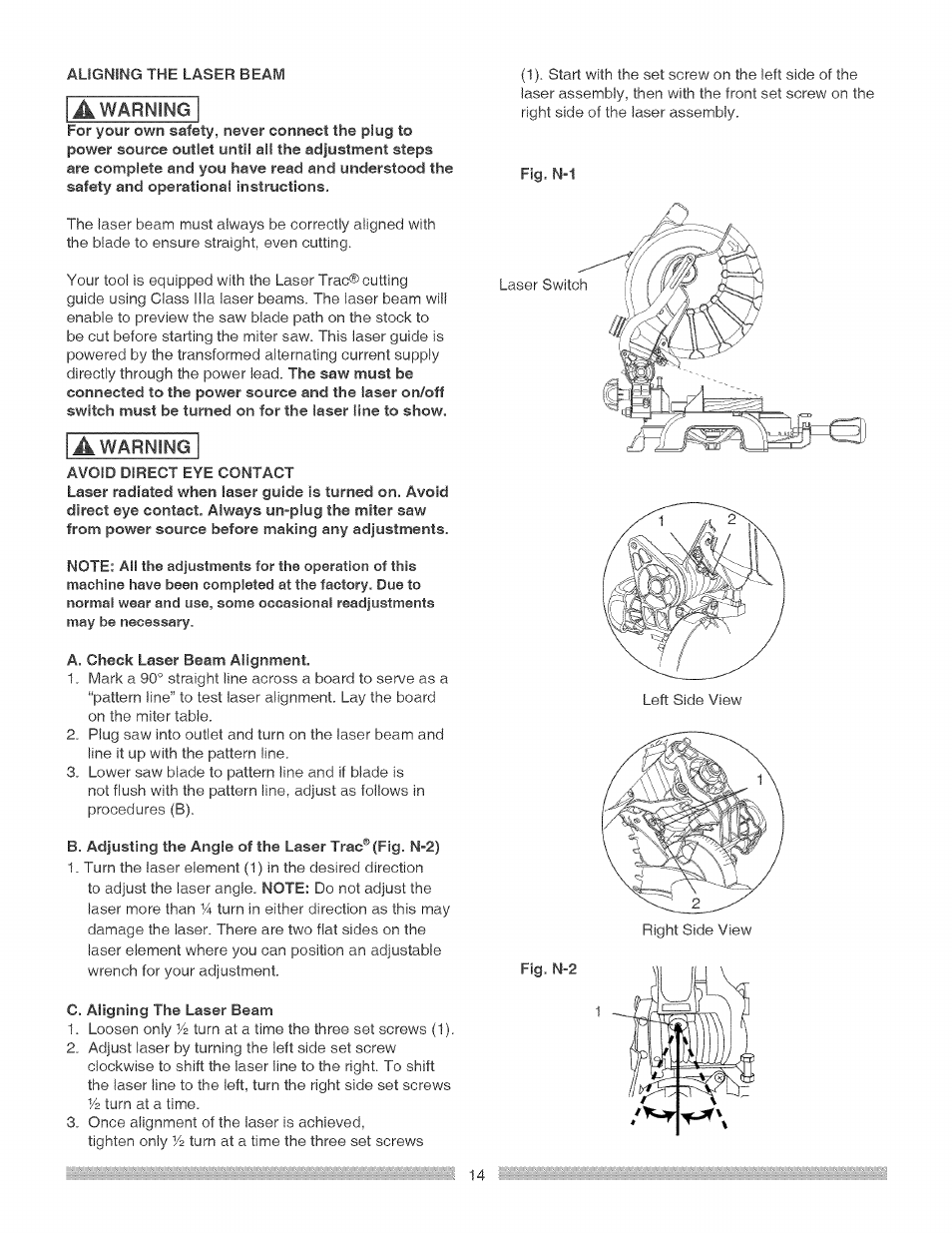 Craftsman 137.212290 User Manual | Page 14 / 28