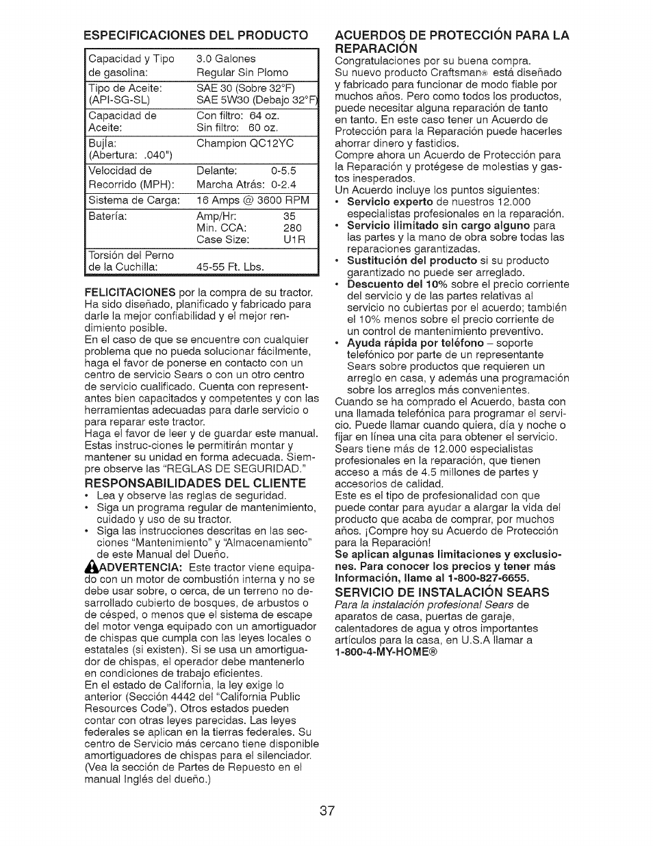 Craftsman 917.28726 User Manual | Page 37 / 64