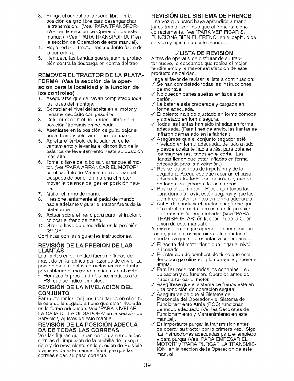 Craftsman 917.28726 User Manual | Page 39 / 64