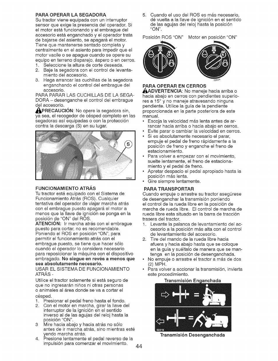 Craftsman 917.28726 User Manual | Page 44 / 64