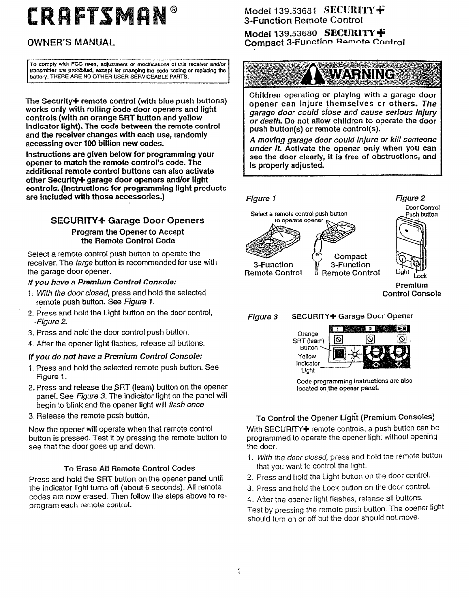 Craftsman 139.5368 User Manual | 2 pages