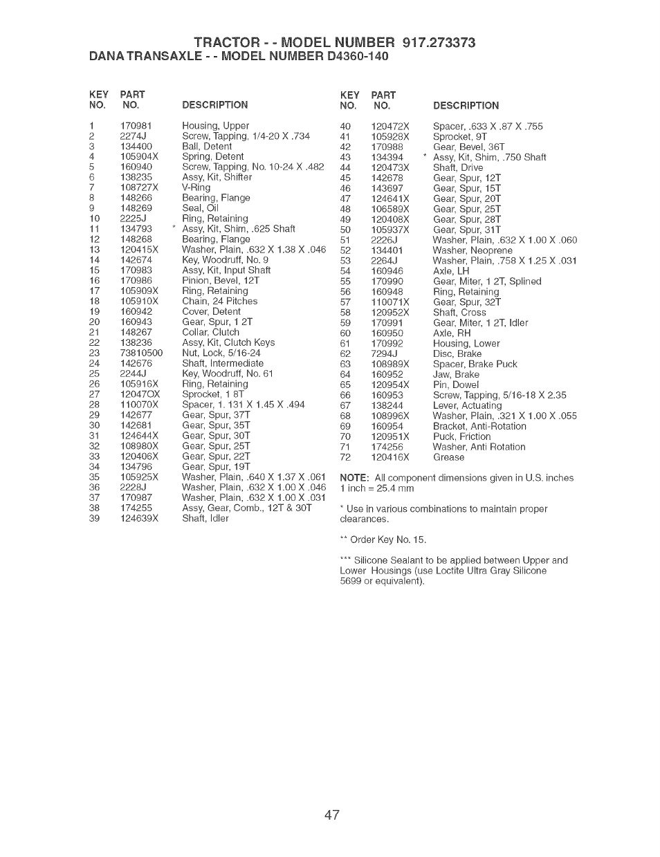 Craftsman 917.273373 User Manual | Page 47 / 56