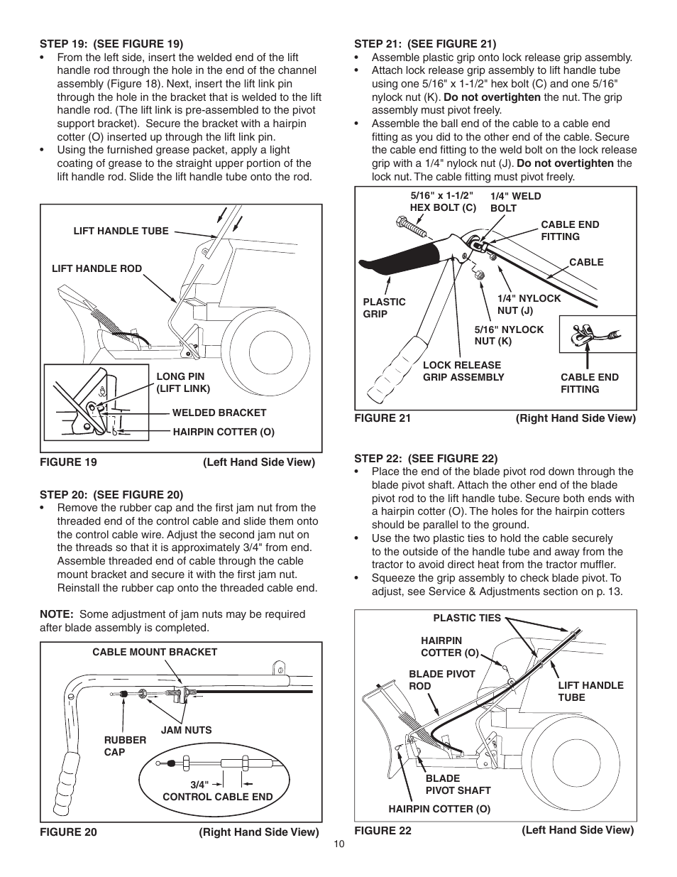 Craftsman SNOW BLADE 486.24441 User Manual | Page 10 / 20