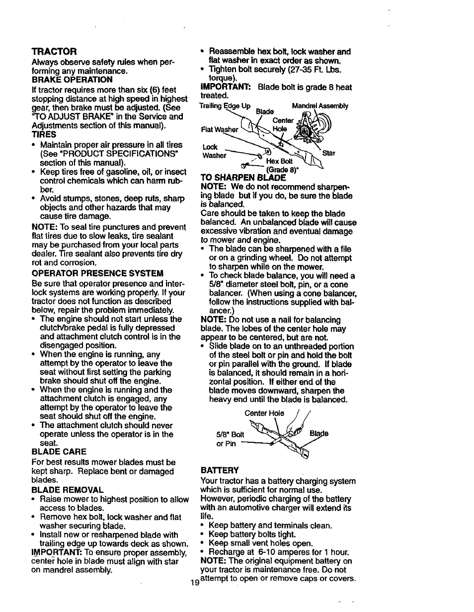 Tractor | Craftsman 917.271023 User Manual | Page 19 / 60