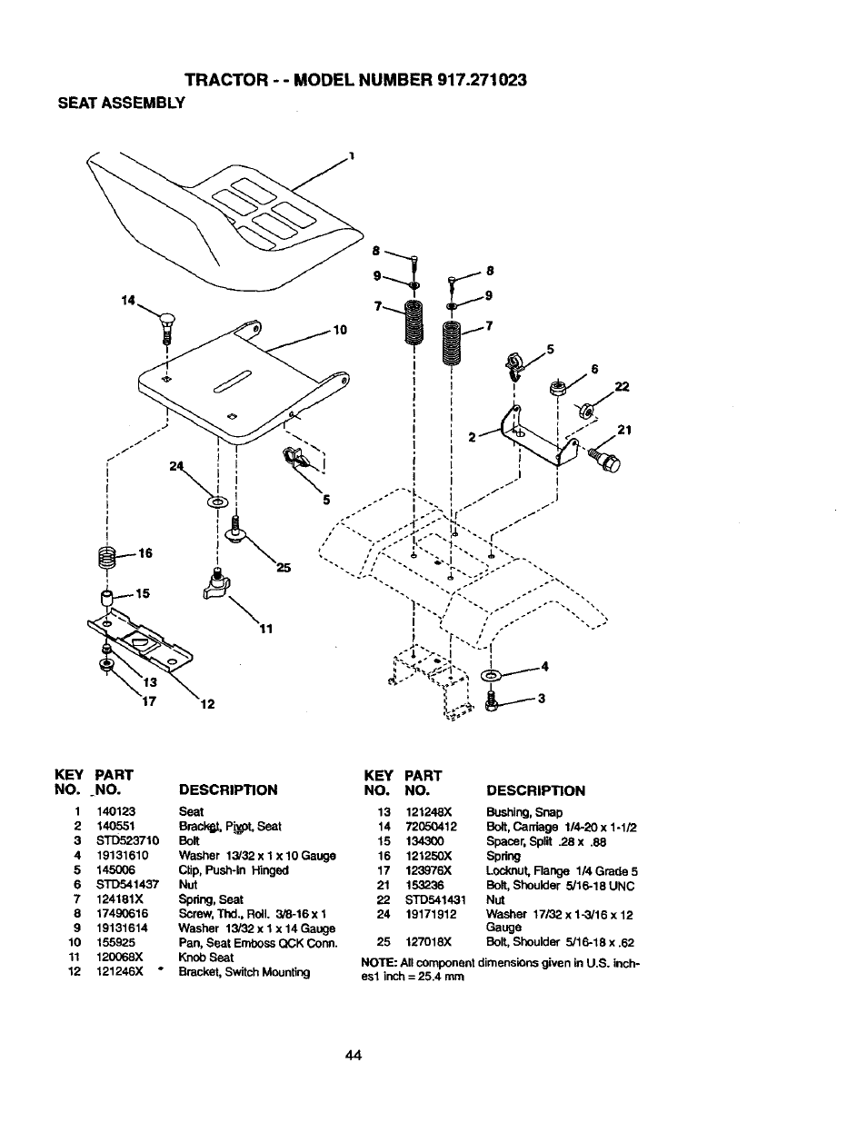 Craftsman 917.271023 User Manual | Page 44 / 60