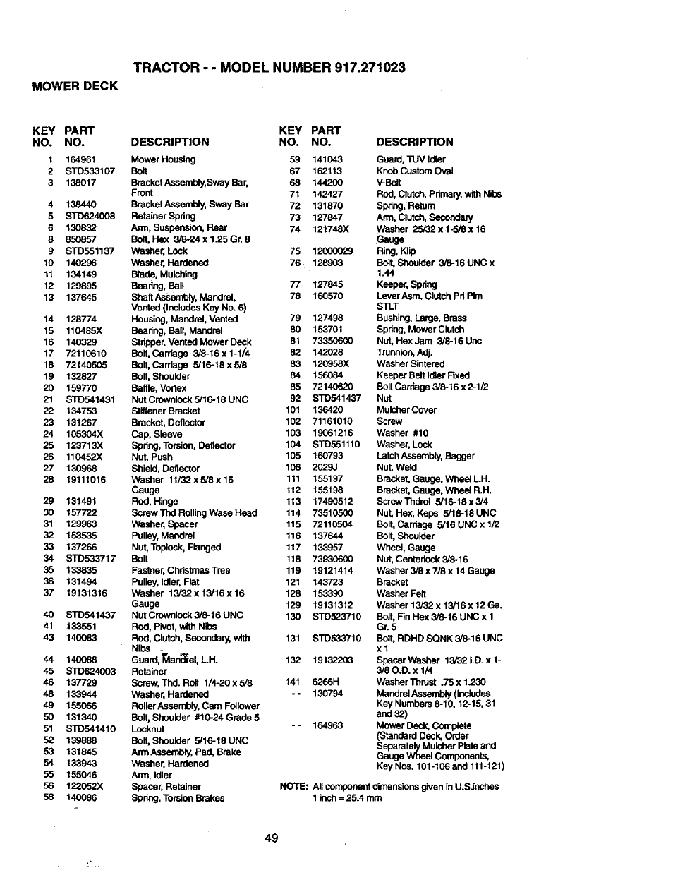 Craftsman 917.271023 User Manual | Page 49 / 60