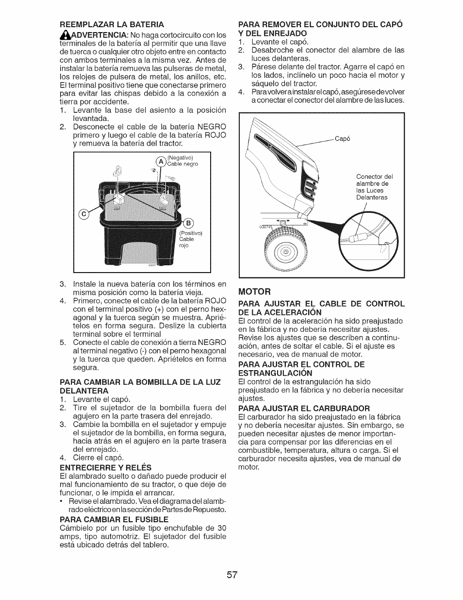 Motor | Craftsman 917.28925 User Manual | Page 57 / 64
