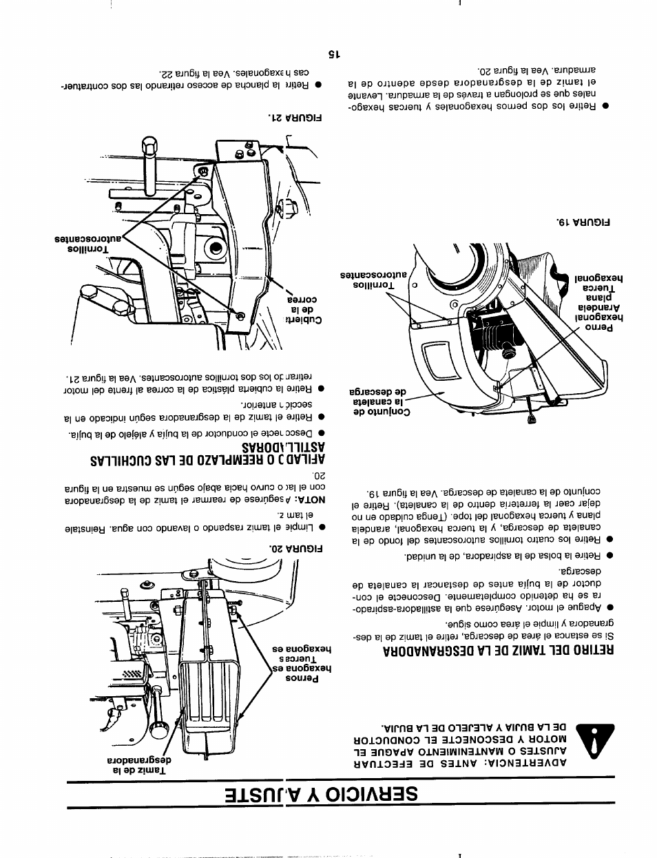 Servicio y a juste | Craftsman 247.799620 User Manual | Page 38 / 52