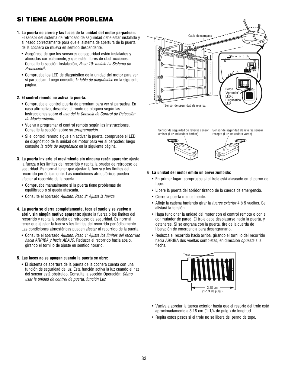 Si tiene algún problema | Craftsman 139.53915D User Manual | Page 71 / 76