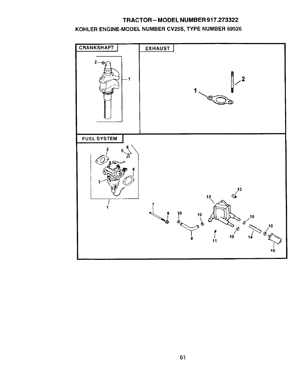 Craftsman 917.273322 User Manual | Page 61 / 64