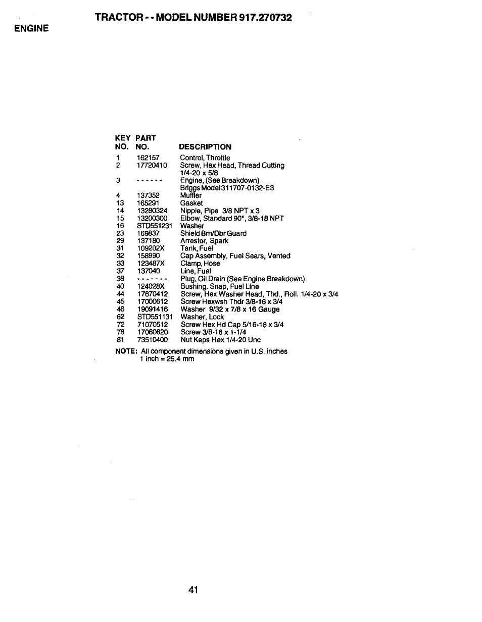 Craftsman 917.270732 User Manual | Page 41 / 60
