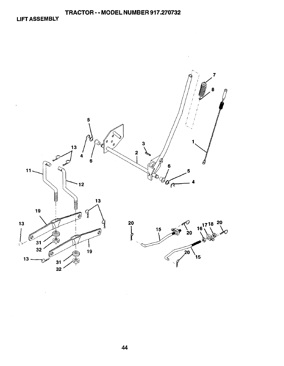 Craftsman 917.270732 User Manual | Page 44 / 60