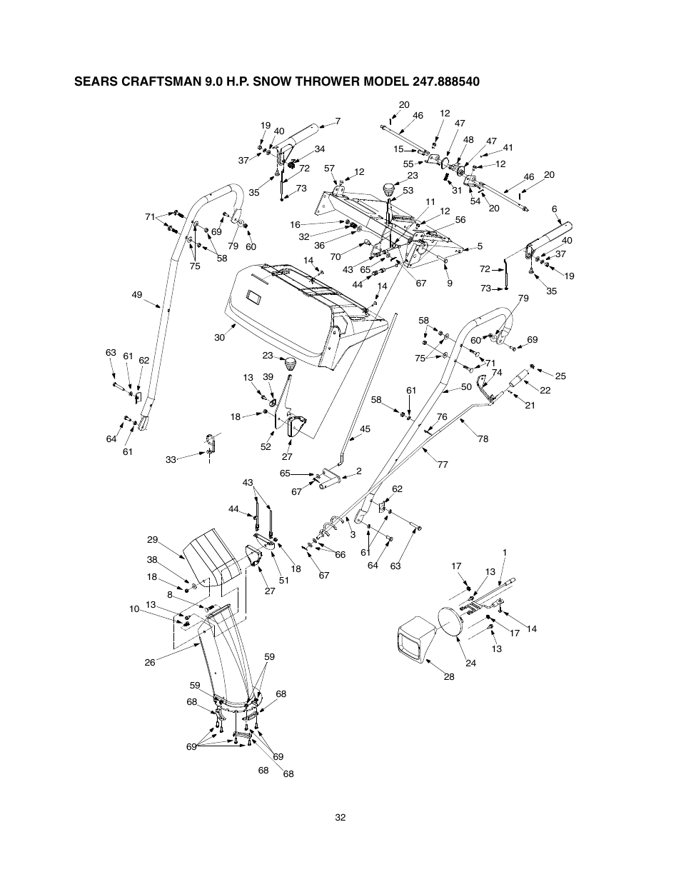 Craftsman 247.88854 User Manual | Page 32 / 64