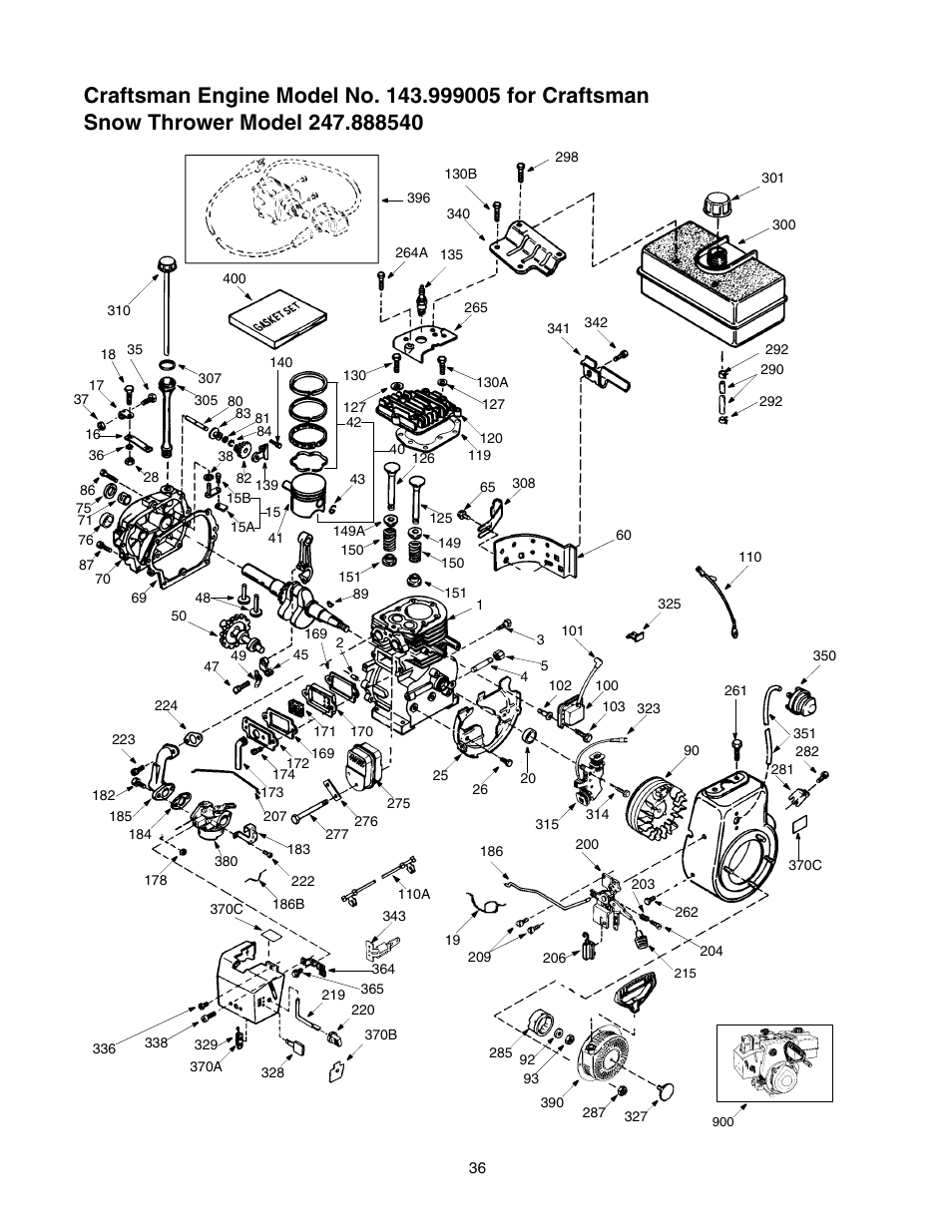 Craftsman 247.88854 User Manual | Page 36 / 64