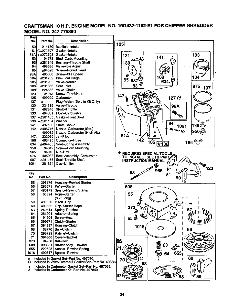 Craftsman 247.775890 User Manual | Page 24 / 28