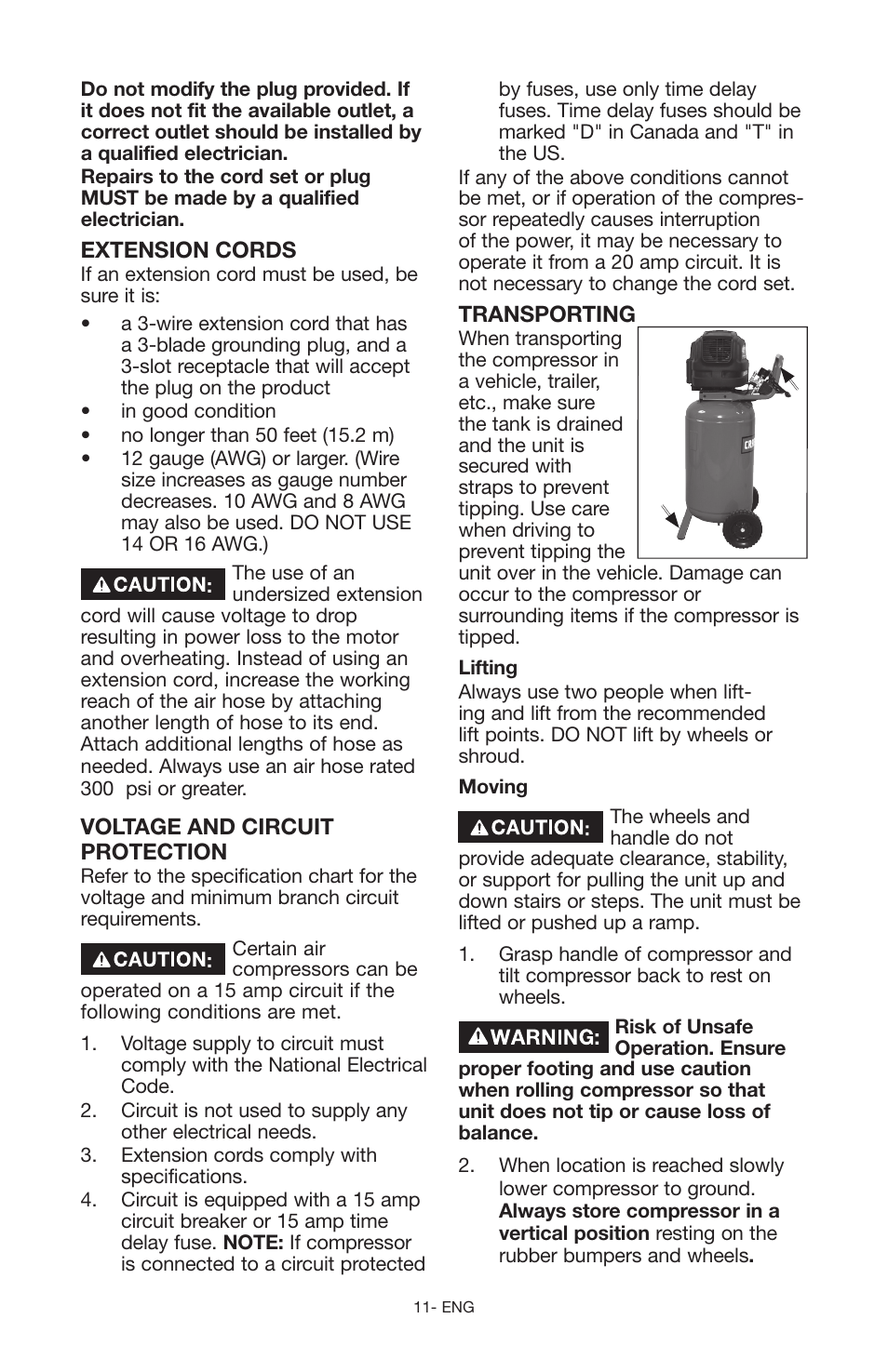 Craftsman 919.167551 User Manual | Page 11 / 44