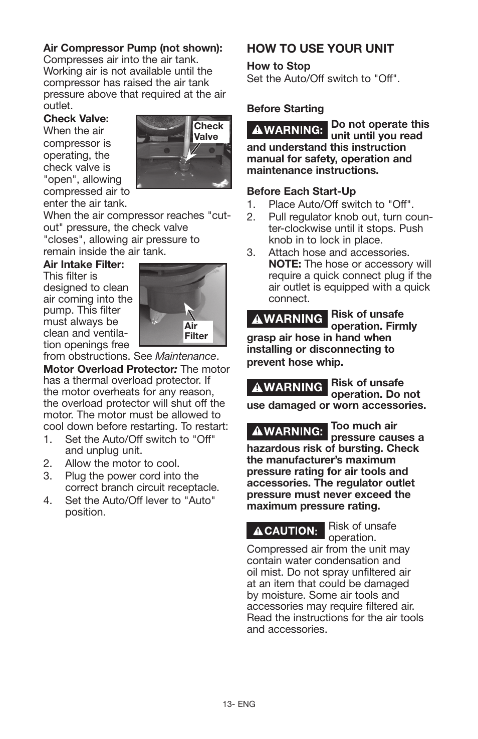 Craftsman 919.167551 User Manual | Page 13 / 44