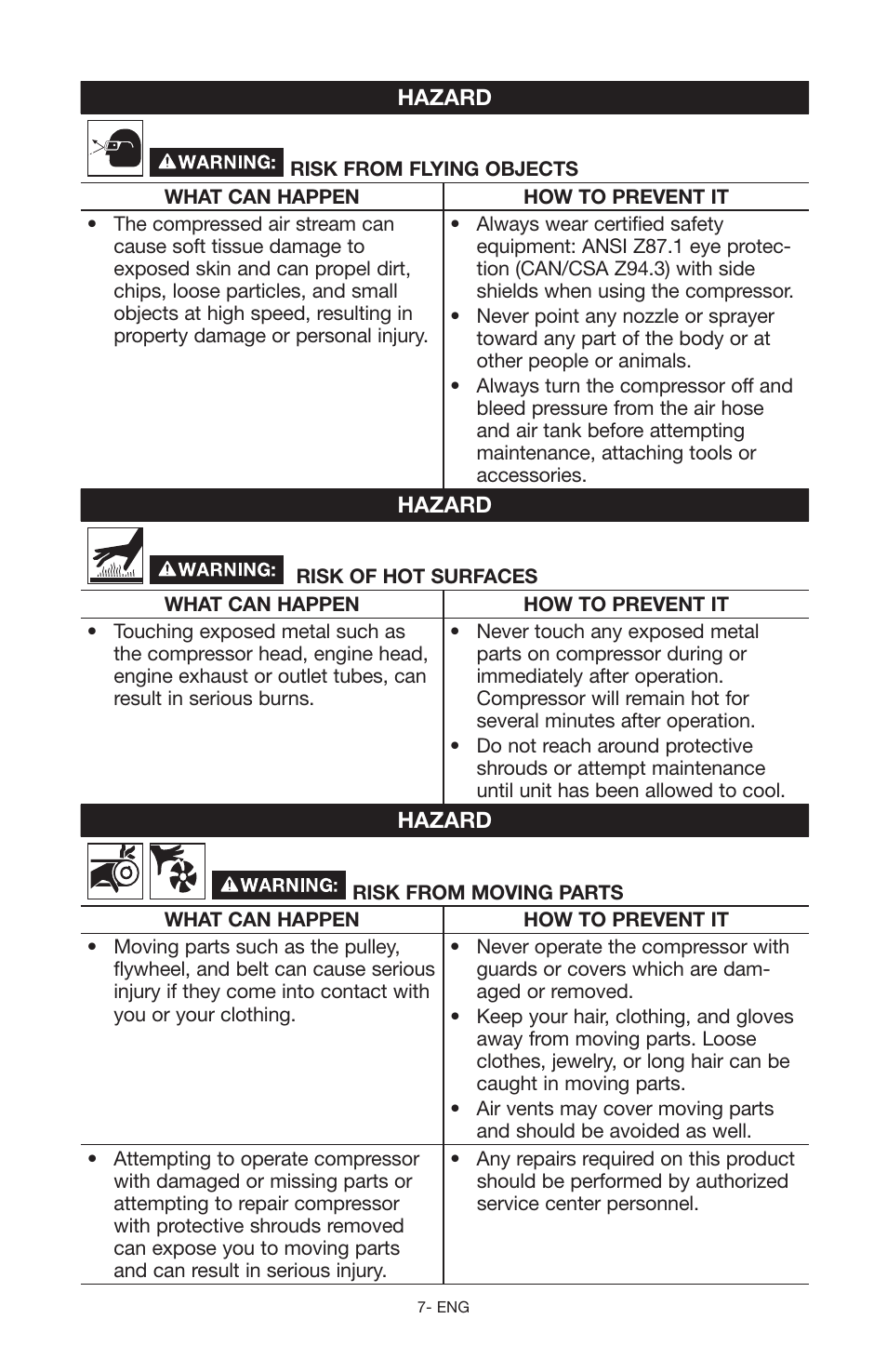 Craftsman 919.167551 User Manual | Page 7 / 44