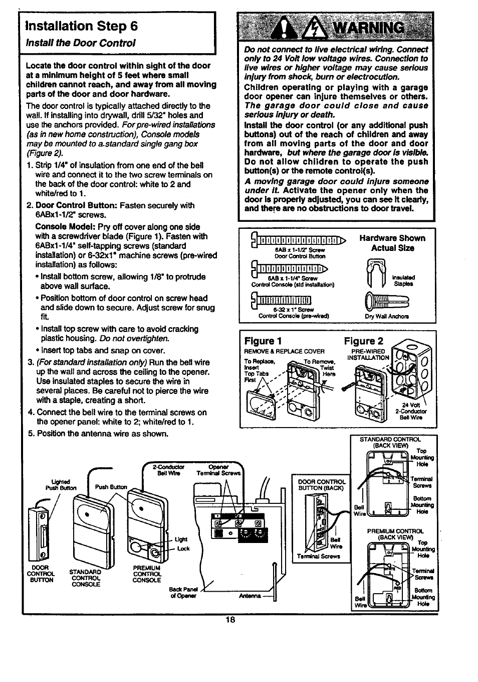 Figure 2, Installation step 6, Qli|i|i|i|i|i|i|i|ihhlilihlin | Q'liinitiiiniilijilil, Figure 1 | Craftsman 139.53674SRT User Manual | Page 18 / 40