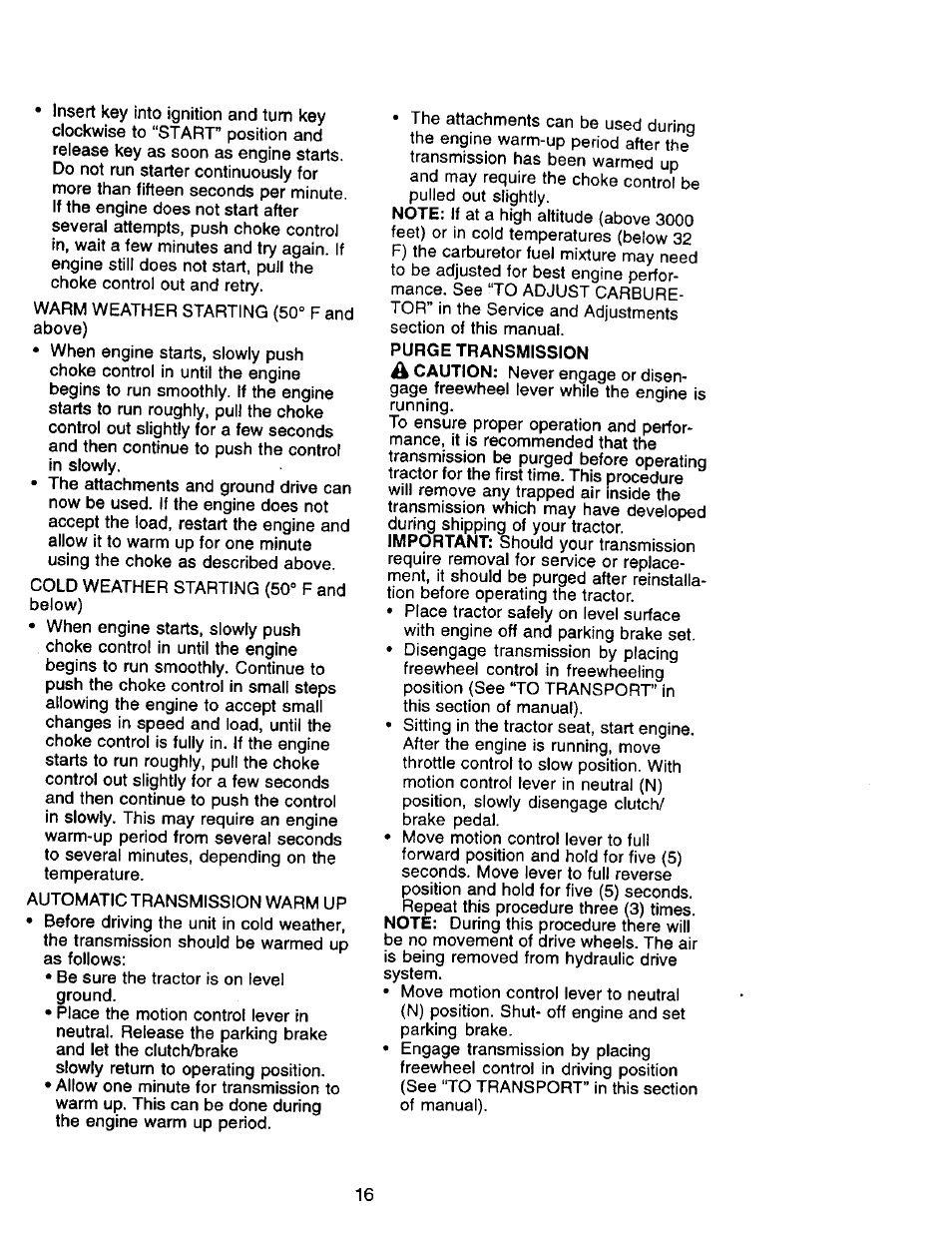 Craftsman 917.270962 User Manual | Page 16 / 60