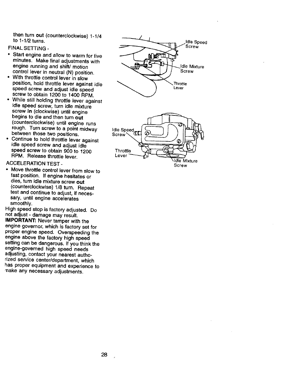 Craftsman 917.270962 User Manual | Page 28 / 60