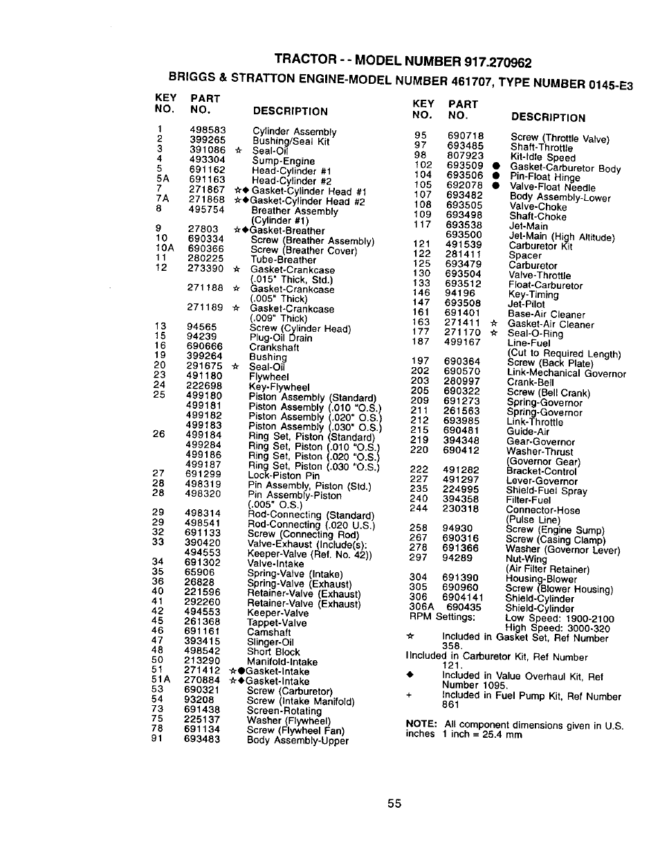 Craftsman 917.270962 User Manual | Page 55 / 60