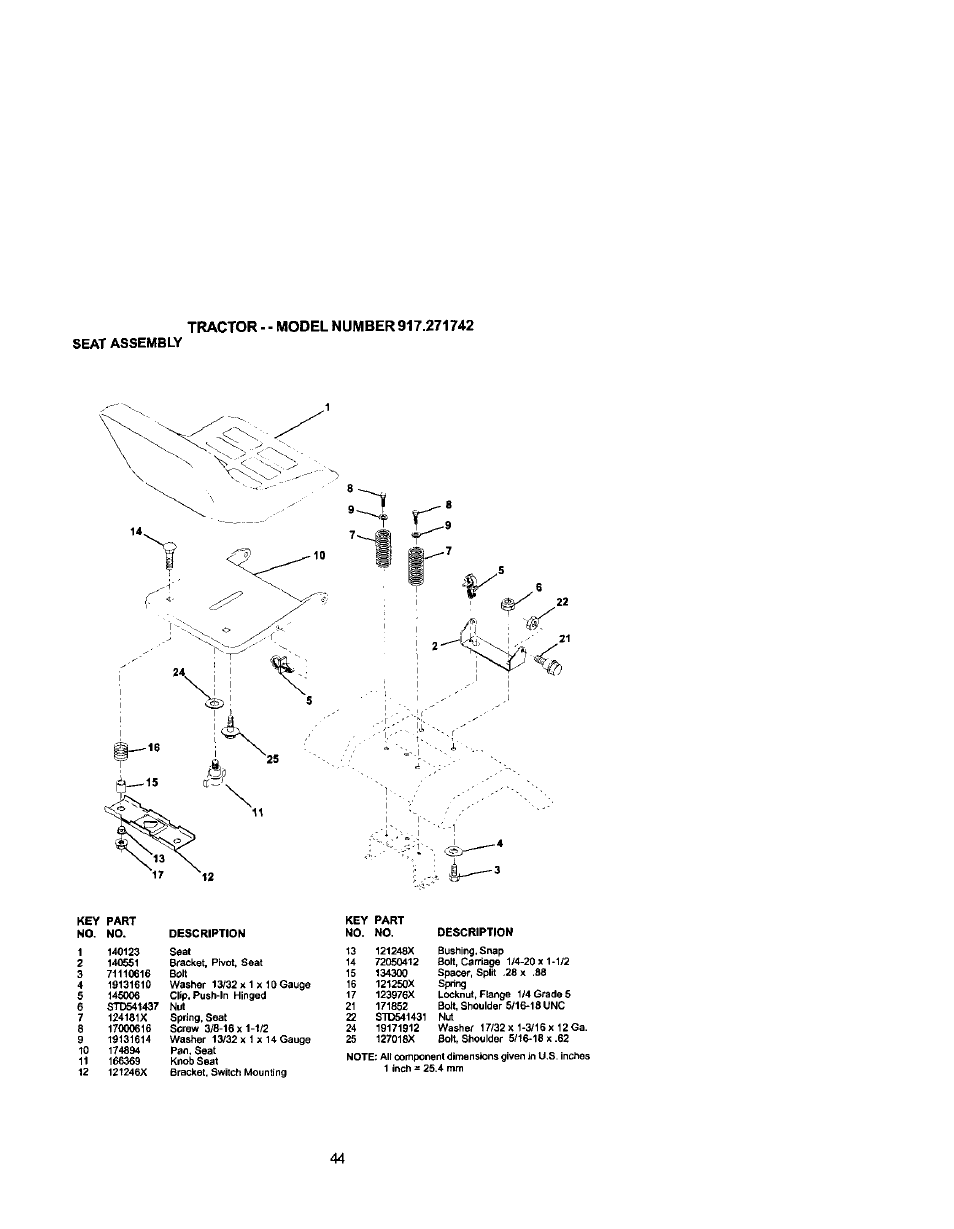 Craftsman 917.271742 User Manual | Page 44 / 60