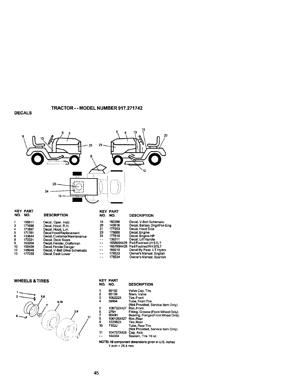 Craftsman 917.271742 User Manual | Page 45 / 60