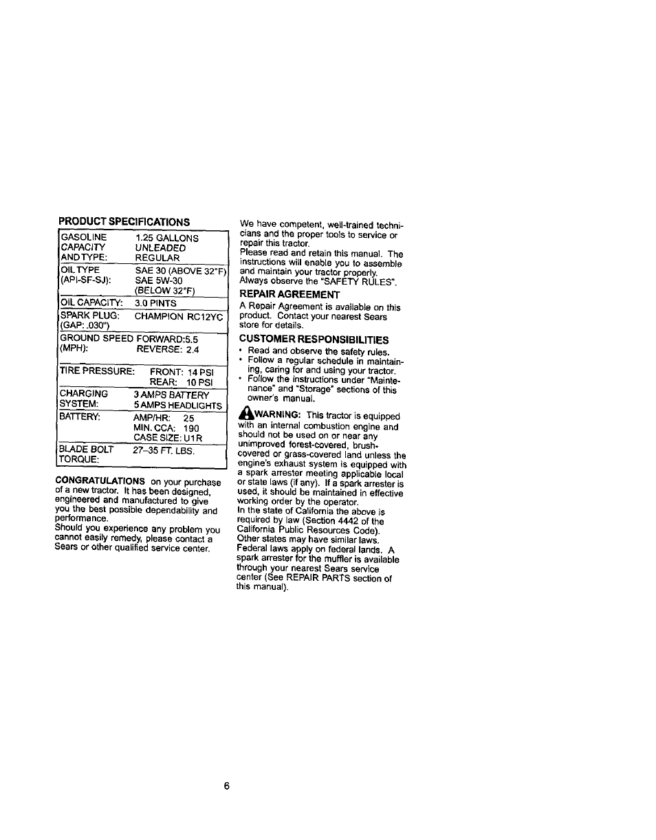 Craftsman 917.271742 User Manual | Page 6 / 60