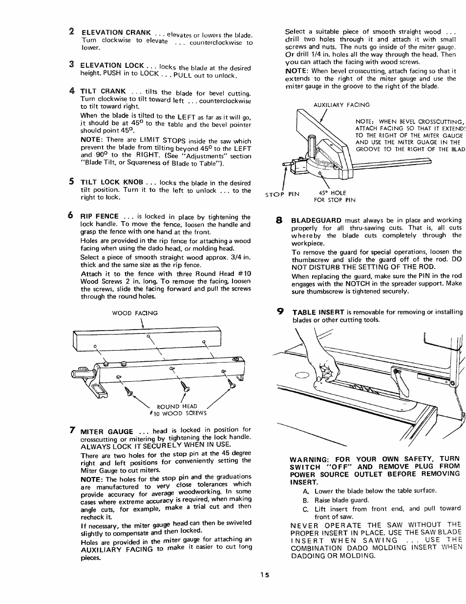 It securely | Craftsman 113.24181 User Manual | Page 15 / 40