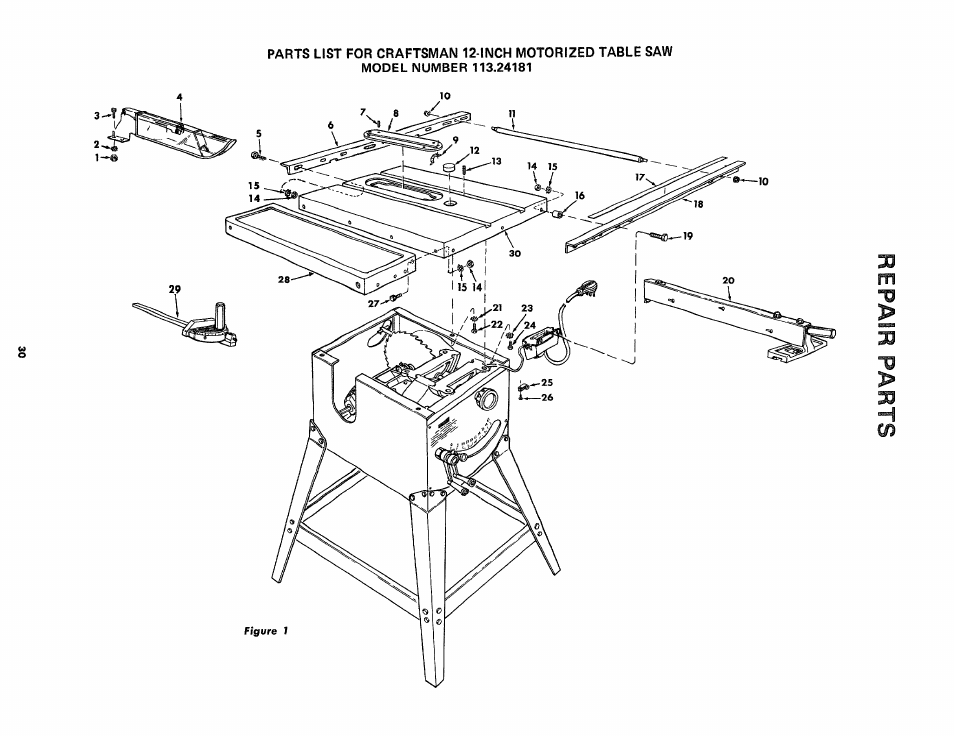 Craftsman 113.24181 User Manual | Page 30 / 40