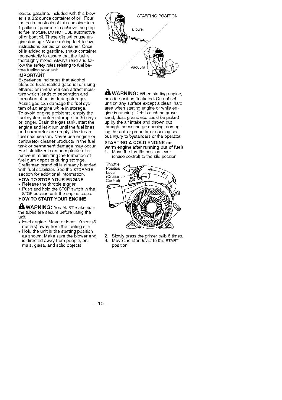 Craftsman 358.794772 User Manual | Page 10 / 19