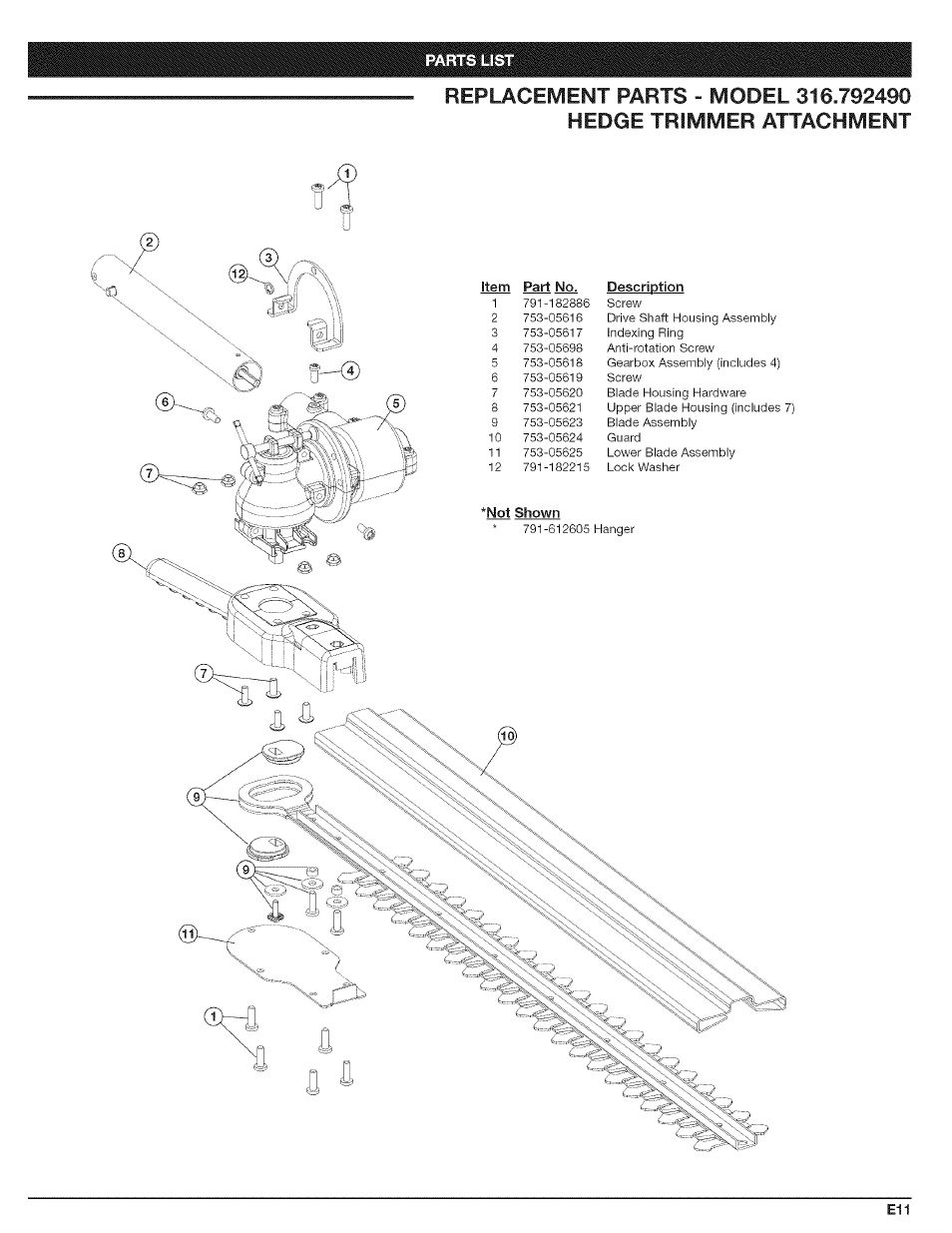 Craftsman 316.792490 User Manual | Page 19 / 20