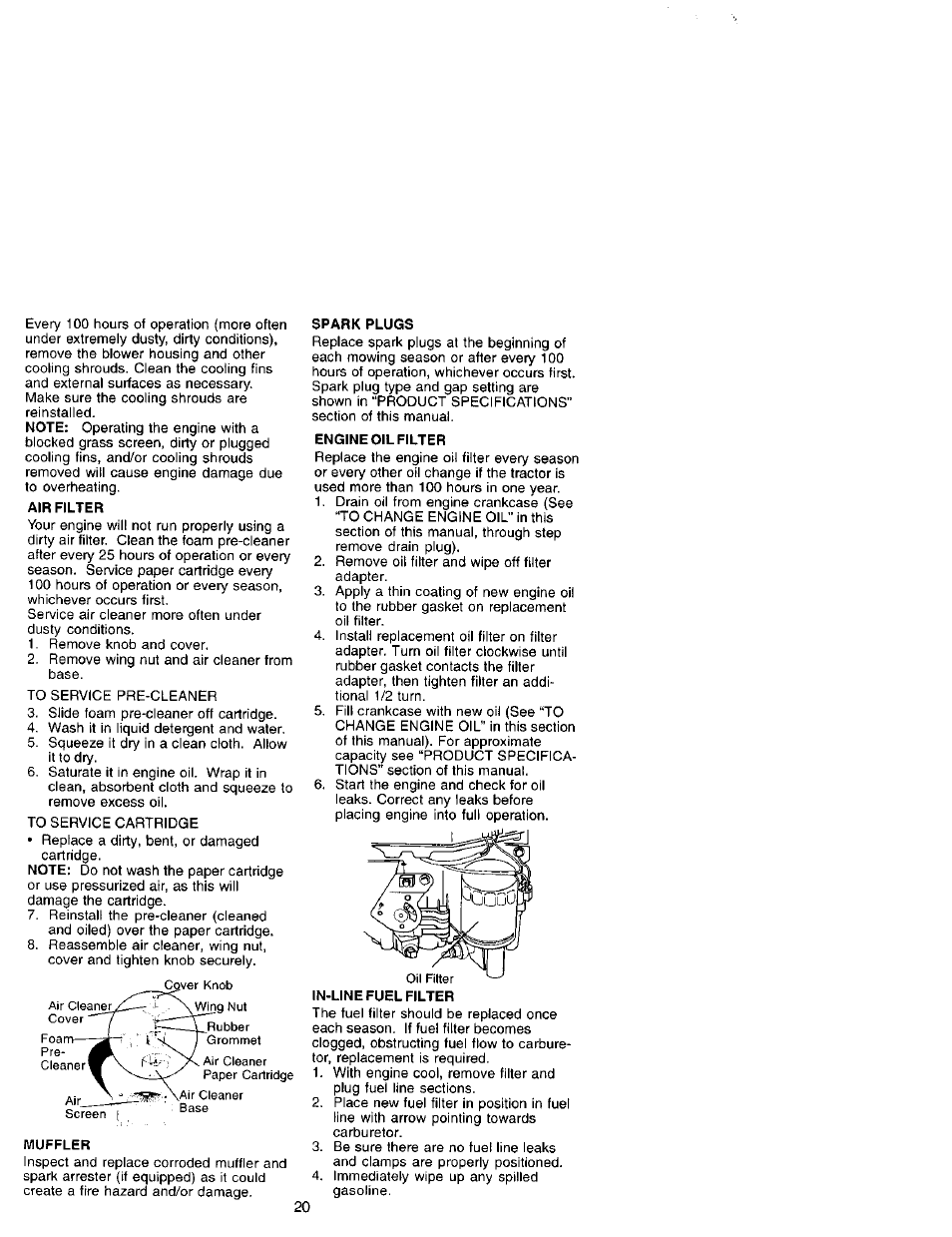 Craftsman 917.272070 User Manual | Page 20 / 60