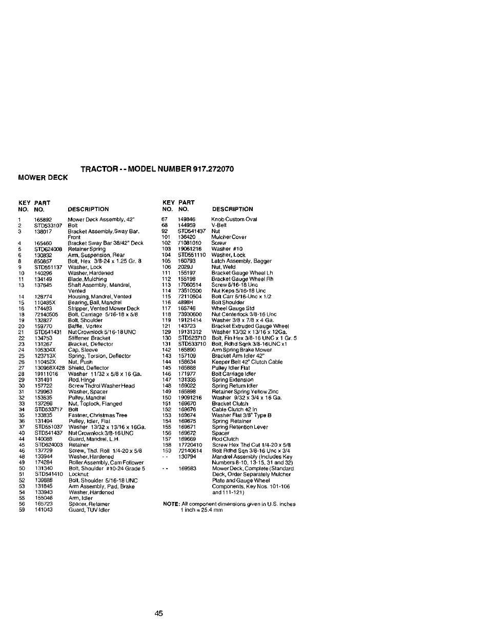 Craftsman 917.272070 User Manual | Page 45 / 60