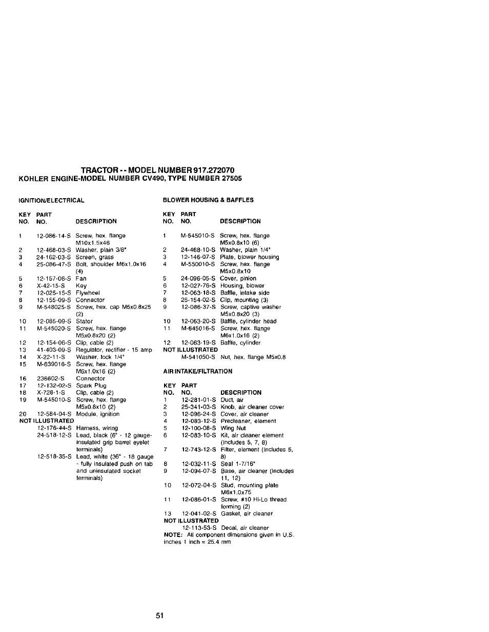 Craftsman 917.272070 User Manual | Page 51 / 60