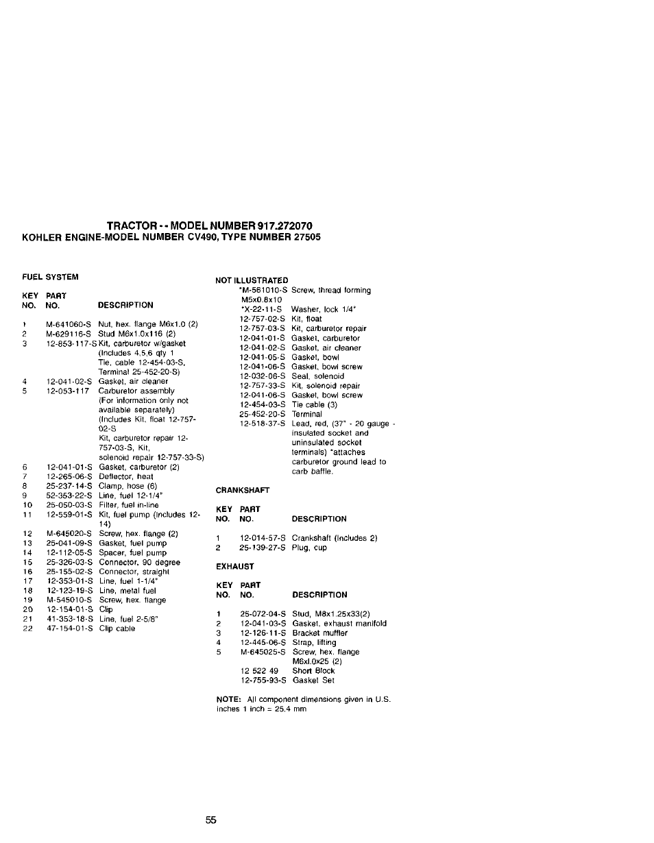 Craftsman 917.272070 User Manual | Page 55 / 60