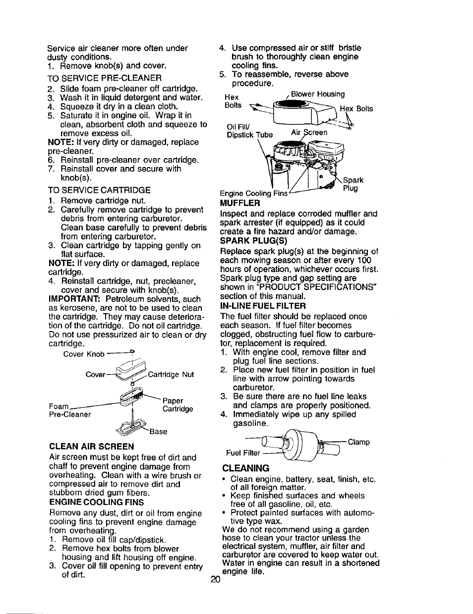 Craftsman 917.271653 User Manual | Page 20 / 56