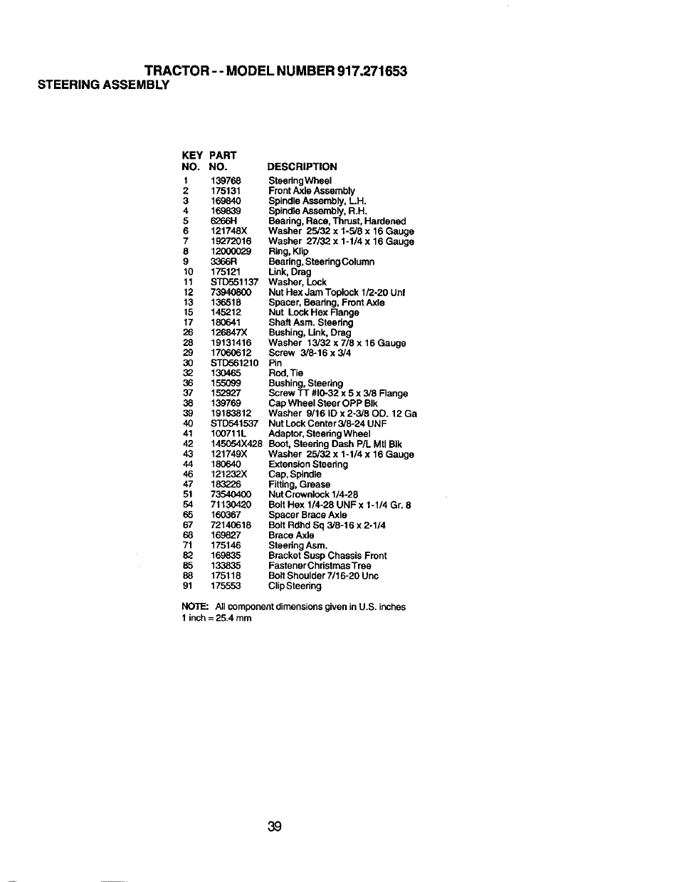 Craftsman 917.271653 User Manual | Page 39 / 56