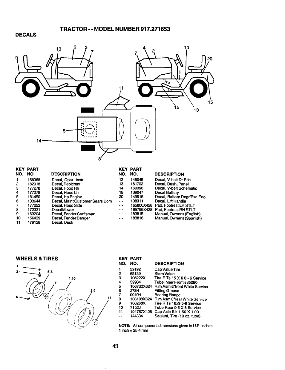 Craftsman 917.271653 User Manual | Page 43 / 56