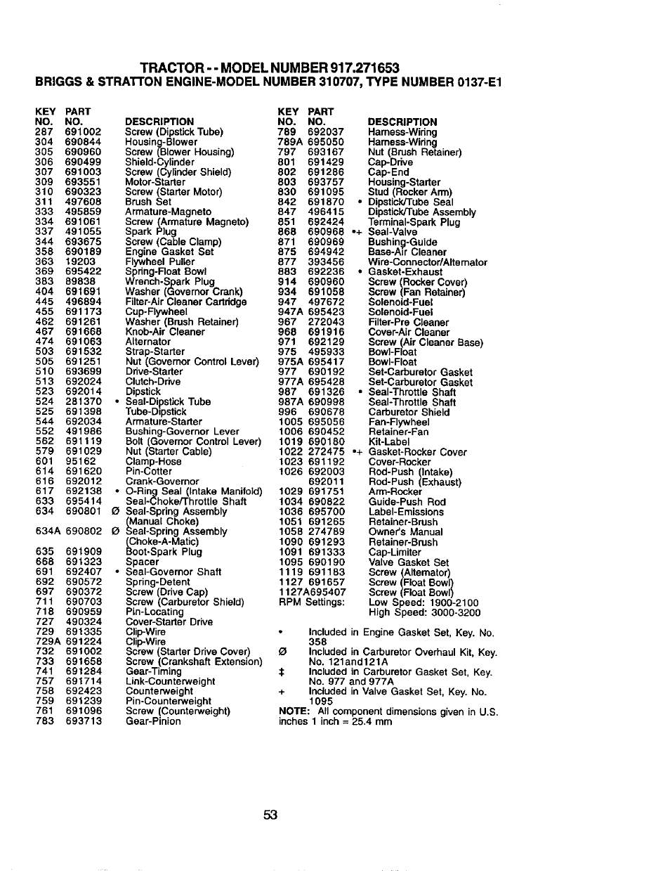 Craftsman 917.271653 User Manual | Page 53 / 56