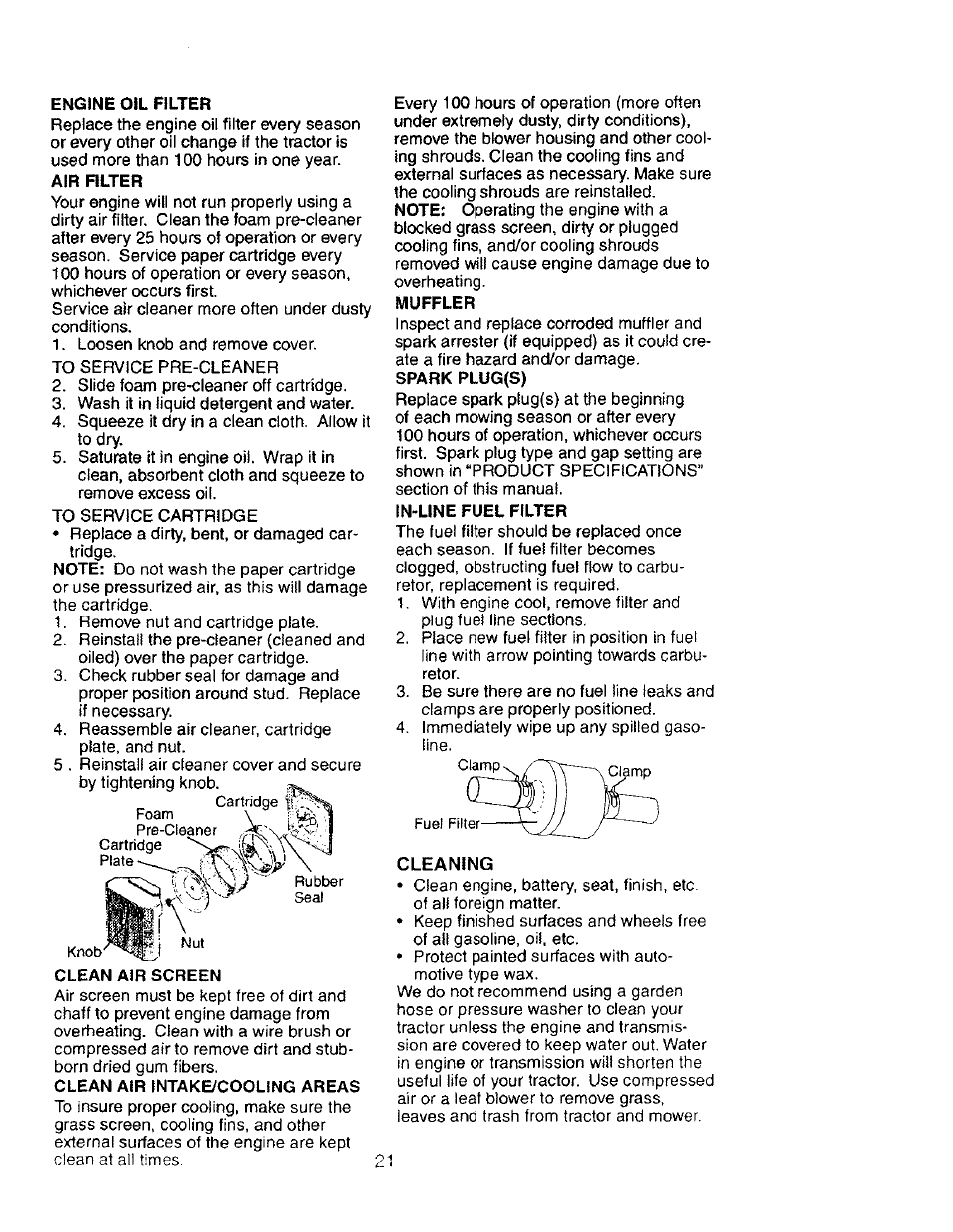 Craftsman 917.276030 User Manual | Page 21 / 64