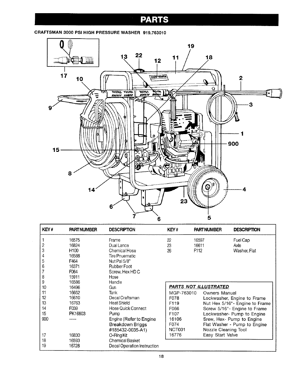 Parts | Craftsman 919.763010 User Manual | Page 18 / 56