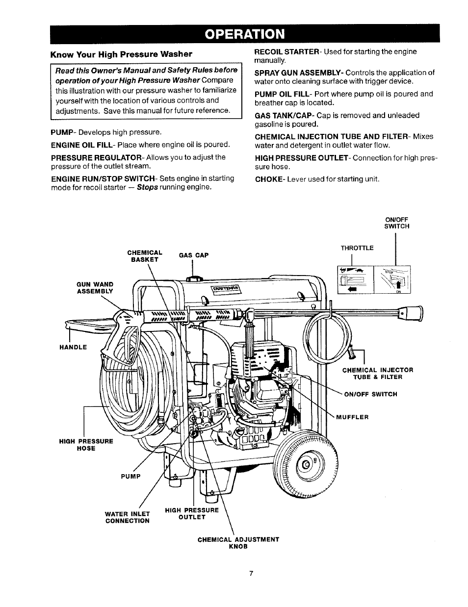 Operation | Craftsman 919.763010 User Manual | Page 7 / 56