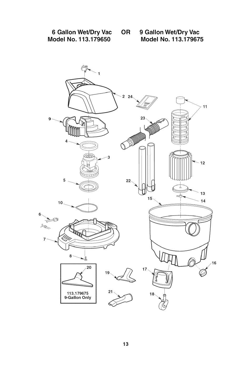 Craftsman 113.179650 User Manual | Page 13 / 28