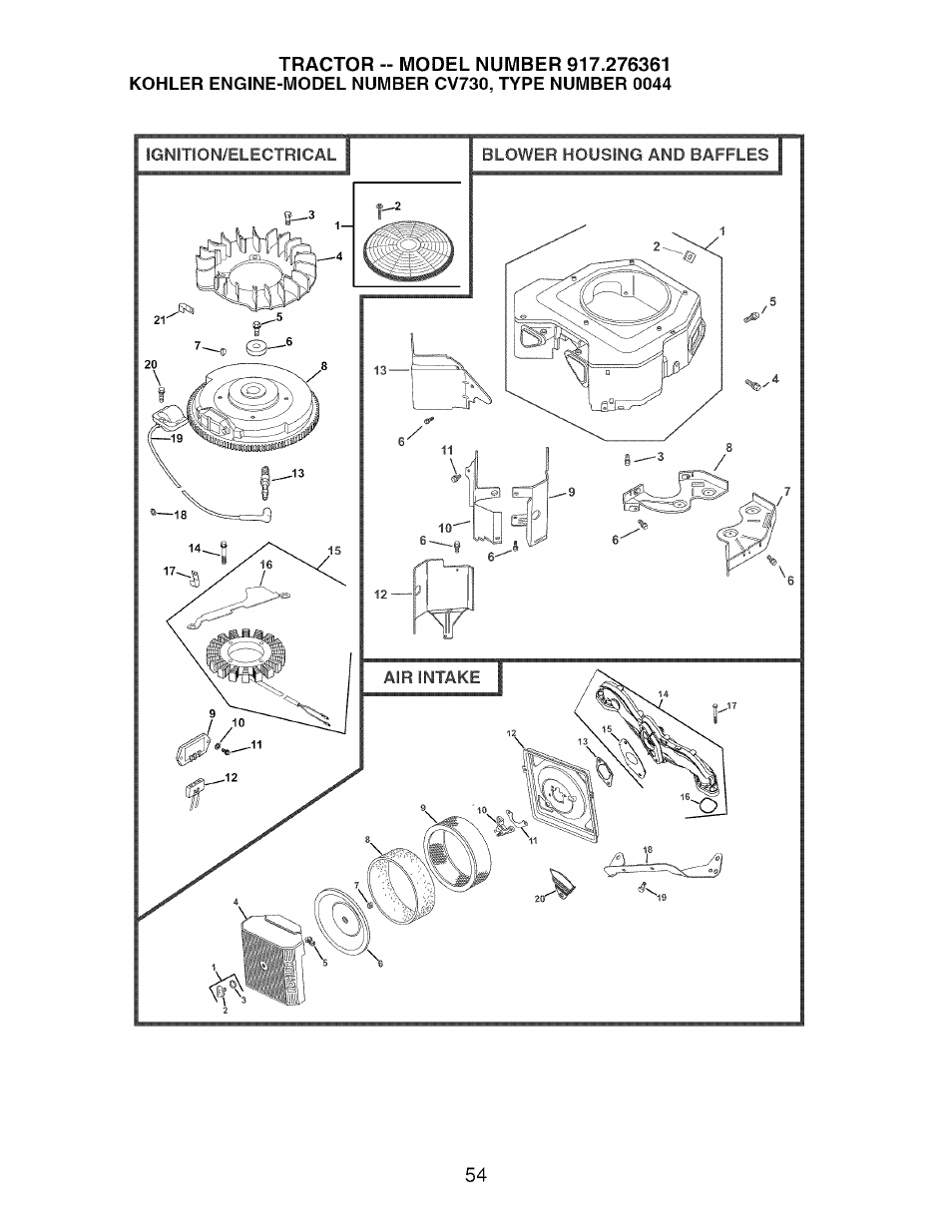 Craftsman 917.276361 User Manual | Page 54 / 64