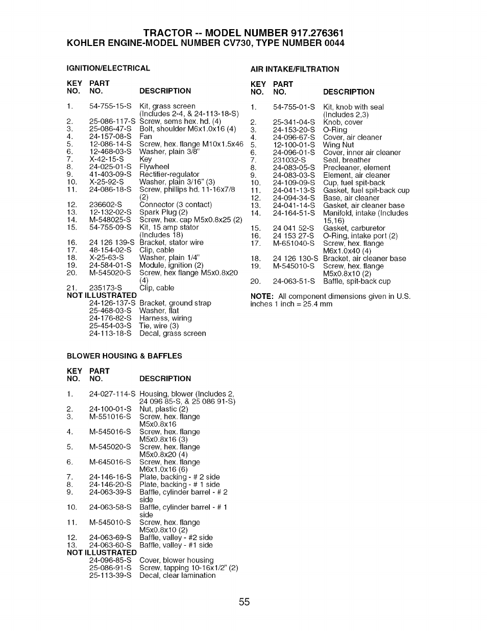 Craftsman 917.276361 User Manual | Page 55 / 64