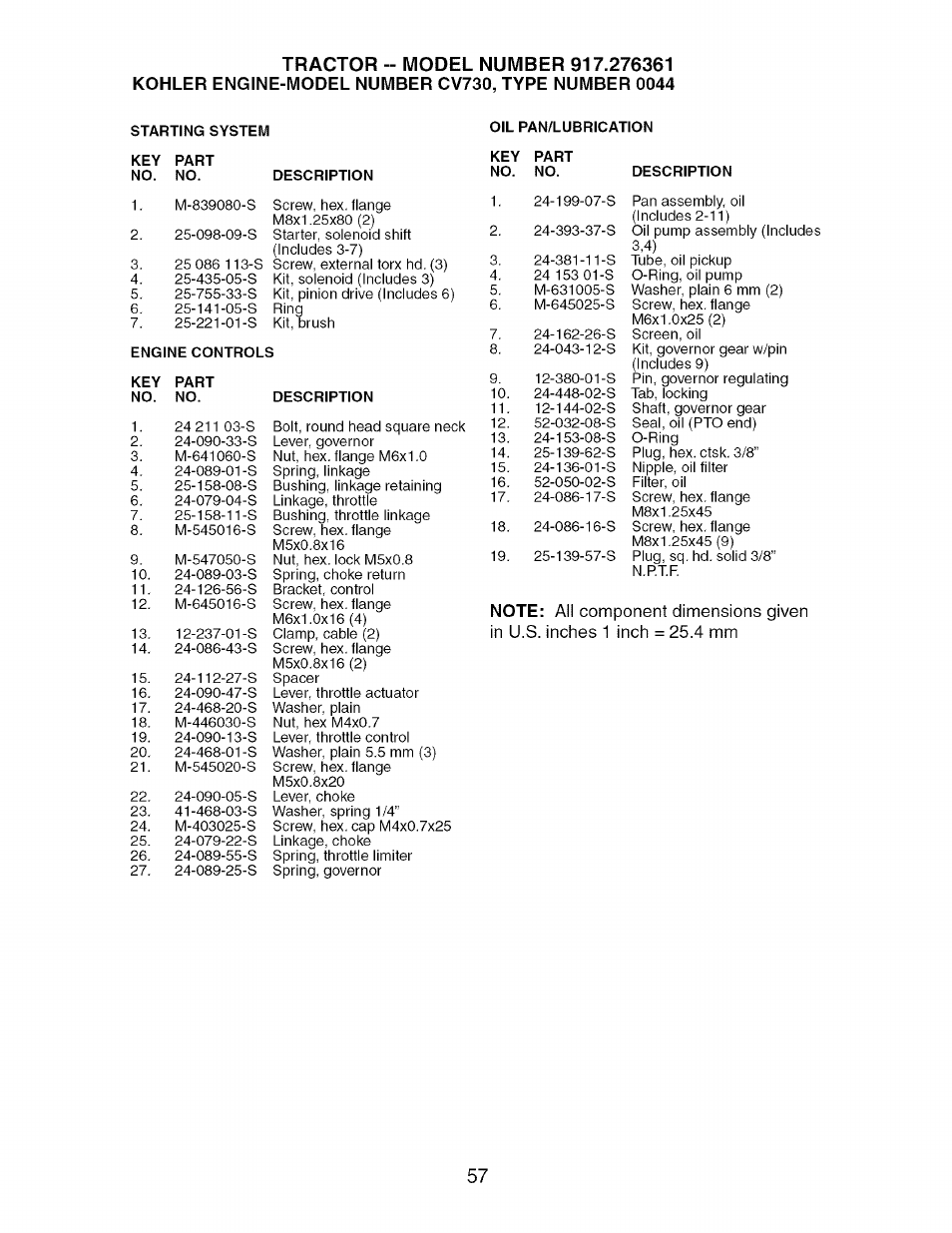 Craftsman 917.276361 User Manual | Page 57 / 64