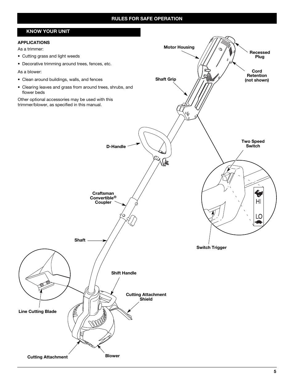 Craftsman 316.7454 User Manual | Page 5 / 24