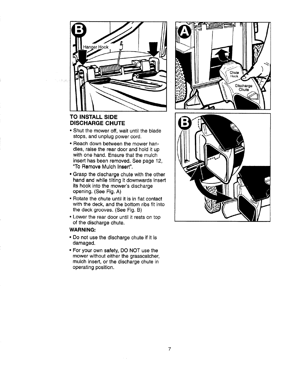 Warning | Craftsman 900.370520 User Manual | Page 7 / 40